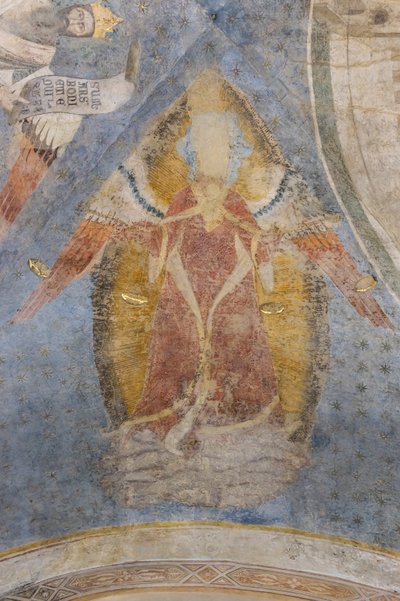 Allegory of Justice, detalje af hvælvingen (fresco) af Jacopo di Cione