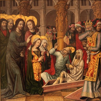 Lazarus opstandelse af Jacquelin de Montluçon