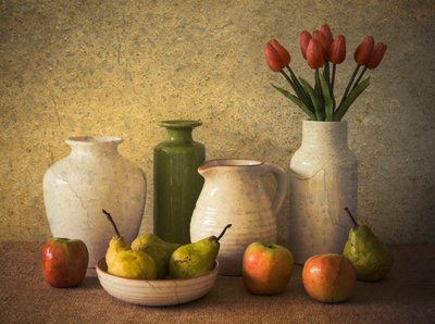 Landlig frugt og blomster af Jacqueline Hammer