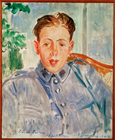 Francis Poulenc, komponist (maleri på lærred) af Jacques-Emile Blanche