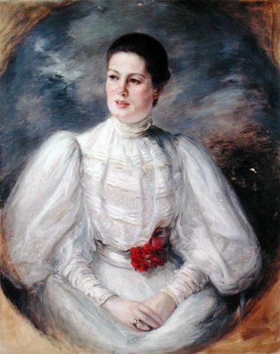 Portræt af en kvinde af Jacques-Emile Blanche