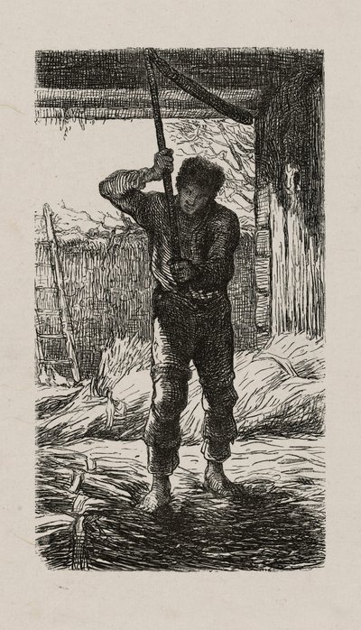 Tærskemaskine af Jacques Adrien Lavieille