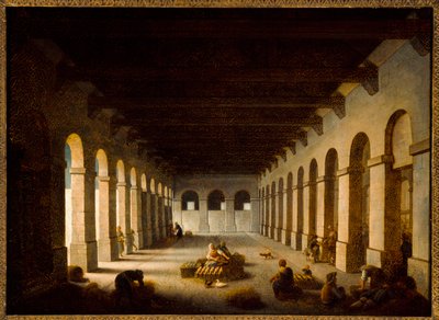 The Valley Market, ca. 1815 (olie på lærred) af Jacques Albert Senave