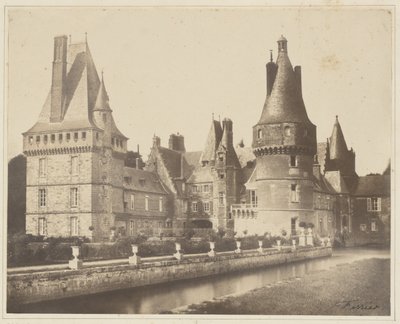 Udsigt over Maintenon-slottet af Jacques Alexandre Ferrier