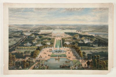Generelle aspekter af Versailles af Jacques Alphonse Testard