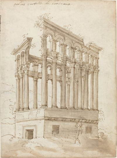 "Palais Tutelle" nær Bordeaux af Jacques Androuet Ducerceau I