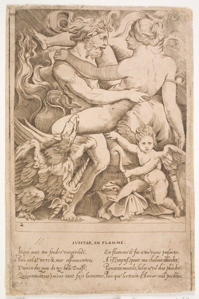 Den brændende Jupiter af Jacques Androuet Ducerceau d.Æ.