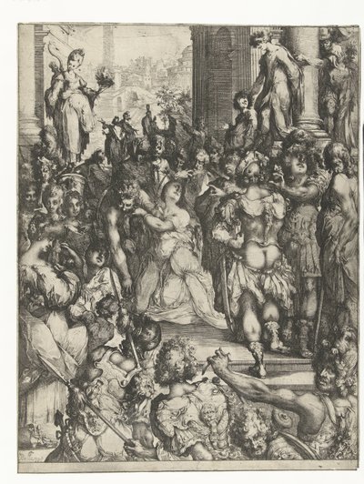 Saint Lucias martyrium af Jacques Bellange