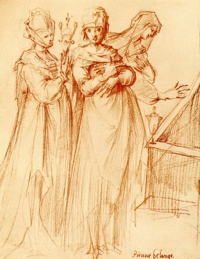 De tre hellige kvinder ved Kristi grav af Jacques Bellange