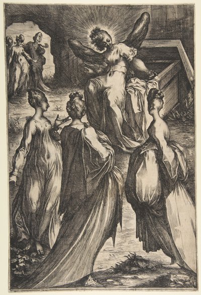 Tre Marys ved graven. af Jacques Bellange