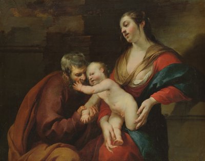 Den hellige familie af Jacques Blanchard