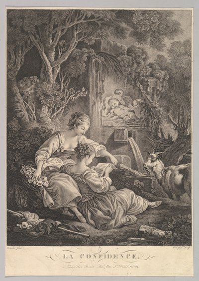 Hemmeligheden, ca. 1804-31. af Jacques Bonnefoy