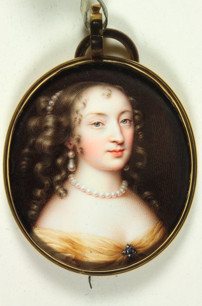 En dame kaldet Mary Killigrew, Madame Zuylestein (emalje) af Jacques Bordier