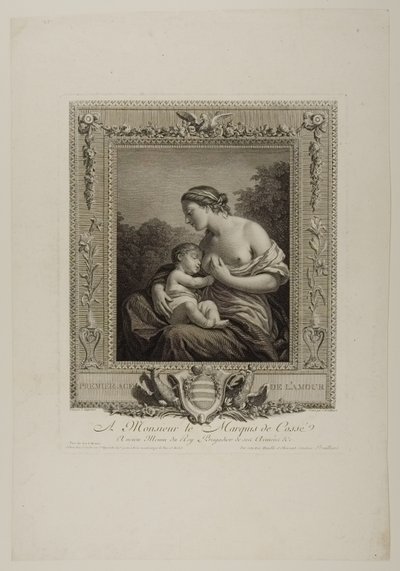 Amors første tidsalder (gravering) af Jacques Bouillard