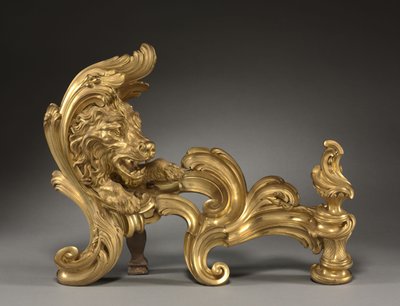 Et par Andirons af Jacques Caffieri