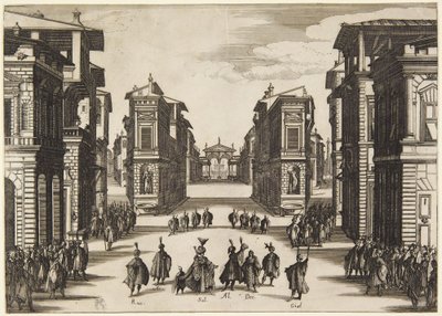 4. akt, fra serien Soliman af Jacques Callot