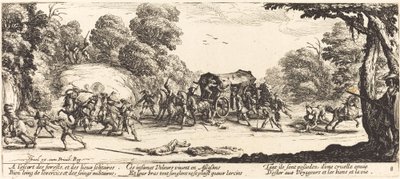 Angreb på en træner af Jacques Callot