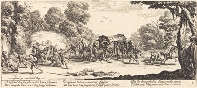 Angreb på en træner af Jacques Callot