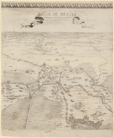 Detalje fra «Slaget om Breda» af Jacques Callot