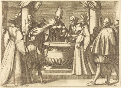 Dåb af Prinsen af Spanien af Jacques Callot
