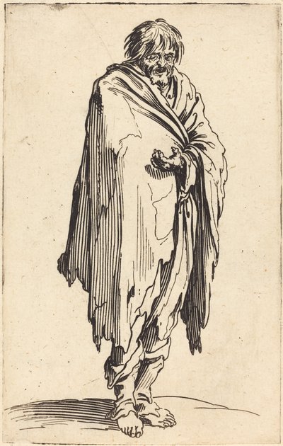 Tigger med bare hoved og fødder af Jacques Callot