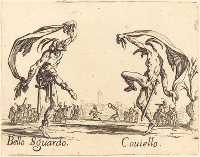Bello Sguardo og Coviello af Jacques Callot