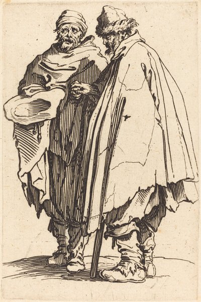 Blind tigger og ledsager af Jacques Callot