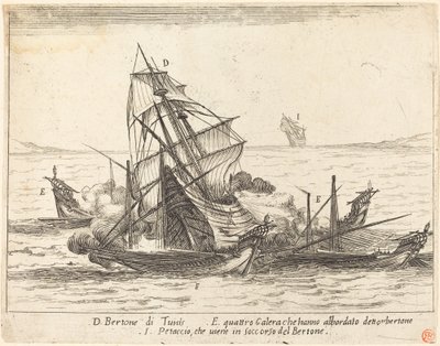 Boarding af Bertone af Jacques Callot