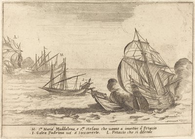 Boarding af Petaccio af Jacques Callot