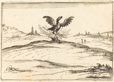 Brændende Phoenix af Jacques Callot