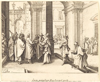 Cæsars mønt af Jacques Callot