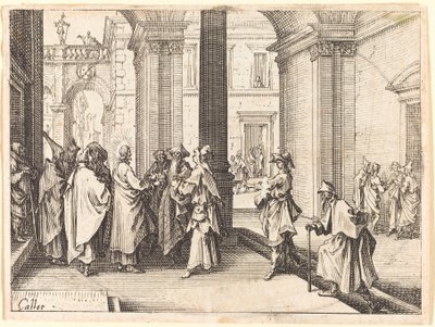 Cæsars mønt, 1635. af Jacques Callot