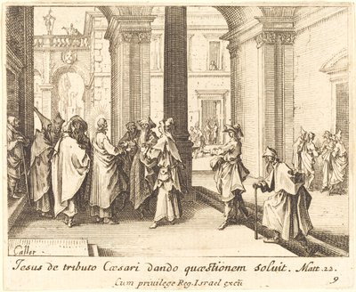 Cæsars mønt, 1635. af Jacques Callot