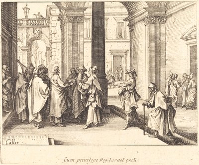 Cæsars mønt, 1635. af Jacques Callot