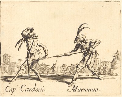 kap. Cardoni og Maramao af Jacques Callot