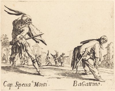 Cap. Spessa Monti og Bagattino af Jacques Callot