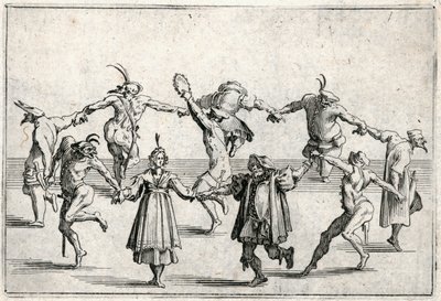 Capricer af forskellige figurer af Jacques Callot