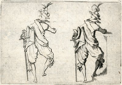Capricer af forskellige figurer af Jacques Callot