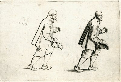 Capricer af forskellige figurer af Jacques Callot