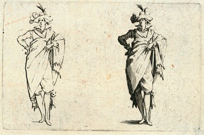 Capricer af forskellige figurer af Jacques Callot