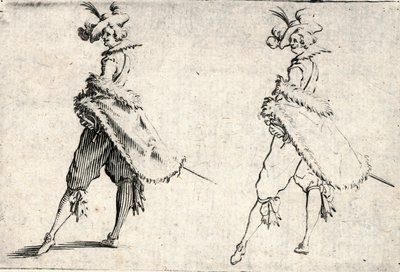 Capricer af forskellige figurer af Jacques Callot