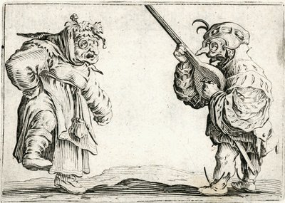 Capricer af forskellige figurer af Jacques Callot