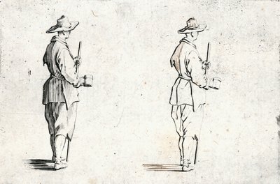 Capricer af forskellige figurer af Jacques Callot