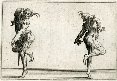 Capricer af forskellige figurer af Jacques Callot