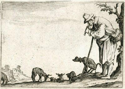 Capricer af forskellige figurer af Jacques Callot