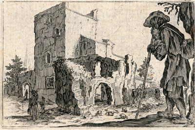 Capricer af forskellige figurer af Jacques Callot
