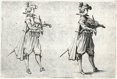 Capricer af forskellige figurer af Jacques Callot