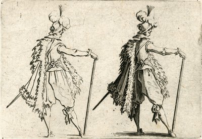 Capricer af forskellige figurer af Jacques Callot
