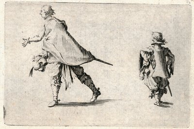 Capricer af forskellige figurer af Jacques Callot