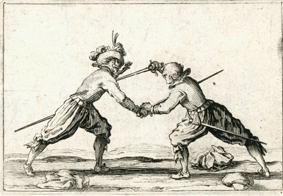 Capricer af forskellige figurer af Jacques Callot